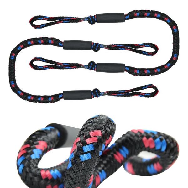 2pcs set bungee dock line mooring rope for boat 4 ft 2 ropes cord dockline boats heavy duty kayak accessories water rafts/inflatable
2pcs set bungee dock line mooring rope for boat 4 ft 2 ropes cord dockline boats heavy duty kayak accessories water rafts/inflatable