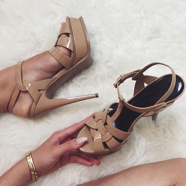 prowow high heels sandals fashion design gladiator women open toe platform shoes buckle strap stiletto dress, Black
prowow high heels sandals fashion design gladiator women open toe platform shoes buckle strap stiletto dress, Black