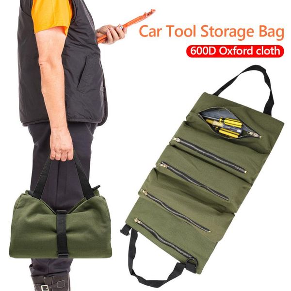 car organizer tool roll multi-purpose up bag wrench pouch back seat hanging zipper carrier tote kit
car organizer tool roll multi-purpose up bag wrench pouch back seat hanging zipper carrier tote kit
