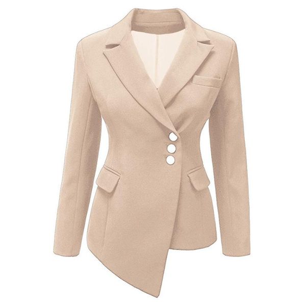 women's suits & blazers office lady slim blazer women autumn suit jacket female ol irregular white womens with pockets business mujer, White;black
women's suits & blazers office lady slim blazer women autumn suit jacket female ol irregular white womens with pockets business mujer, White;black
