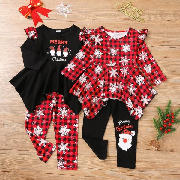 clothing sets girls fashion clothes set christmas suit santa claus long sleeve plaid casual pants kids 1-6y, White
clothing sets girls fashion clothes set christmas suit santa claus long sleeve plaid casual pants kids 1-6y, White