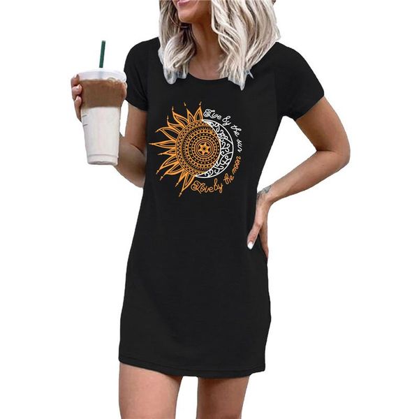 casual dresses sweet cartoon love by the moon print dress women 2021 summer mini street loose short sleeve folwer vestidos, Black;gray
casual dresses sweet cartoon love by the moon print dress women 2021 summer mini street loose short sleeve folwer vestidos, Black;gray