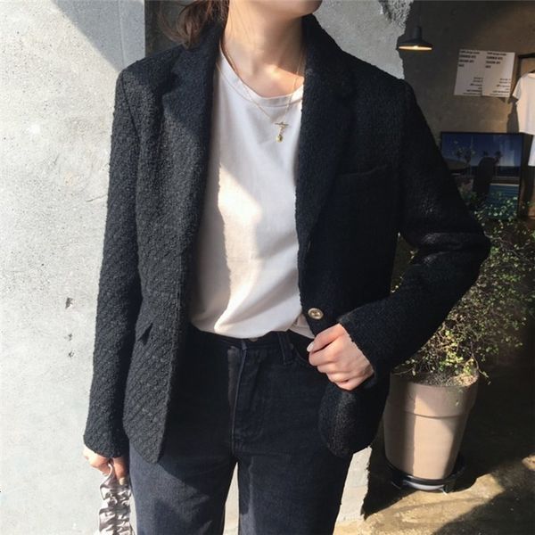 genayooa vintage coats and jackets long sleeve women jacket winter single breasted short slim outwear coat female korean 210417, Black;brown
genayooa vintage coats and jackets long sleeve women jacket winter single breasted short slim outwear coat female korean 210417, Black;brown
