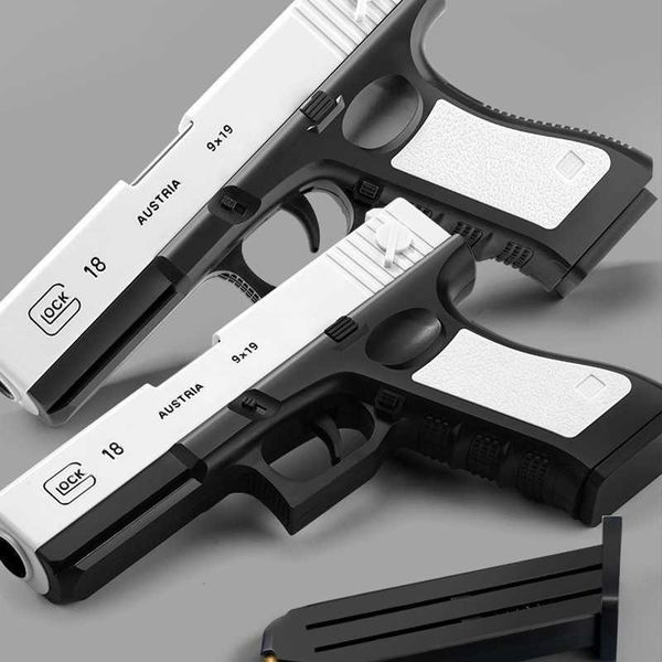shell throwing glock soft gun can fire down bullet pistol model toy boy outdoor battle manual loading
shell throwing glock soft gun can fire down bullet pistol model toy boy outdoor battle manual loading