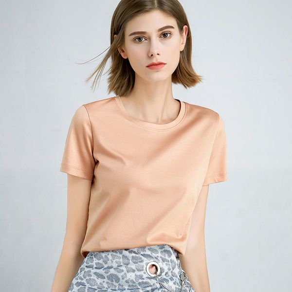 tee 2021 classic simple summer leisure women's breathable short sleeve t-shirt, White
tee 2021 classic simple summer leisure women's breathable short sleeve t-shirt, White
