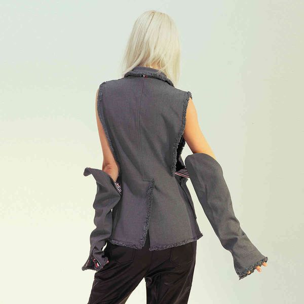 women's jackets female pyjtrl custom-made ie strapless sleeve broken gray blazers sewn double breasted long-sleeve suit 439z, Black;brown
women's jackets female pyjtrl custom-made ie strapless sleeve broken gray blazers sewn double breasted long-sleeve suit 439z, Black;brown