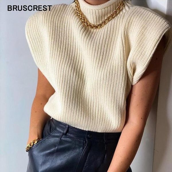 women's sweaters winter clothes women turtleneck sweater knitted woman kawaii vest harajuku korean knit shoulder pads, White;black
women's sweaters winter clothes women turtleneck sweater knitted woman kawaii vest harajuku korean knit shoulder pads, White;black