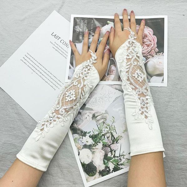 five fingers gloves women' silk satin diamond half finger flower hollow stretch wedding dress summer long lace sunscreen driving sleev, Blue;gray
five fingers gloves women' silk satin diamond half finger flower hollow stretch wedding dress summer long lace sunscreen driving sleev, Blue;gray