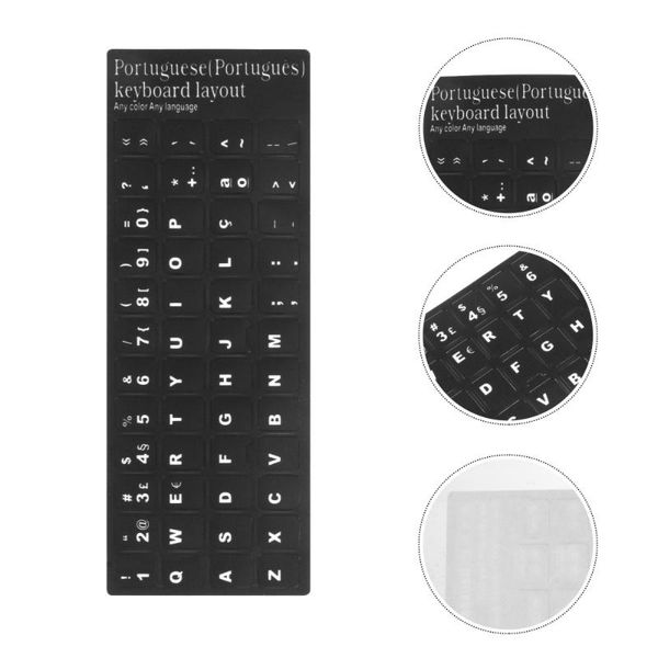 10pcs replacement keyboard stickers multi-language layout covers 
10pcs replacement keyboard stickers multi-language layout covers