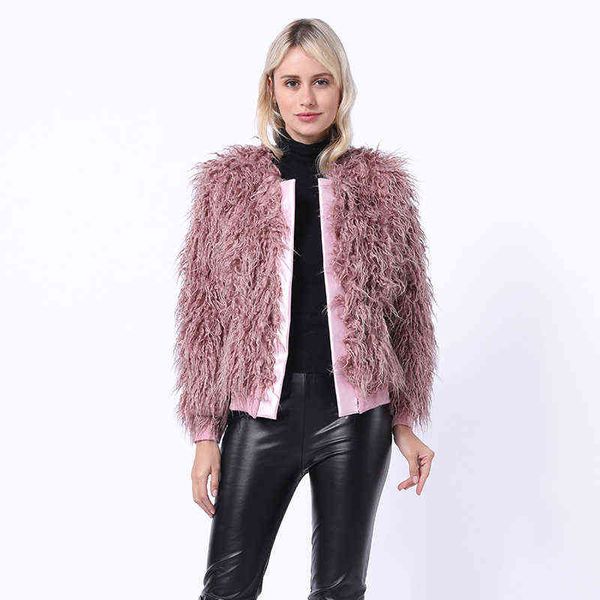 fur imitation fur coat korean version pure color beach wool women's short straight 211207, Black
fur imitation fur coat korean version pure color beach wool women's short straight 211207, Black