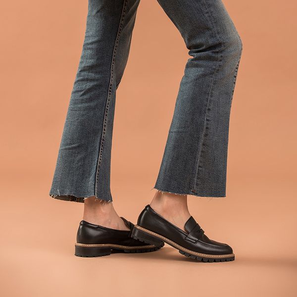 dress shoes penny loafers women calf genuine leather moccasin slip on round toe spring autumn female shoes handmade 27168, Black
dress shoes penny loafers women calf genuine leather moccasin slip on round toe spring autumn female shoes handmade 27168, Black