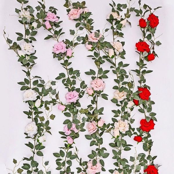 decorative flowers & wreaths artificial flowers,length 1.9m,champagne rose rattan,home decoration,wedding background wall,courtyard landscap
decorative flowers & wreaths artificial flowers,length 1.9m,champagne rose rattan,home decoration,wedding background wall,courtyard landscap