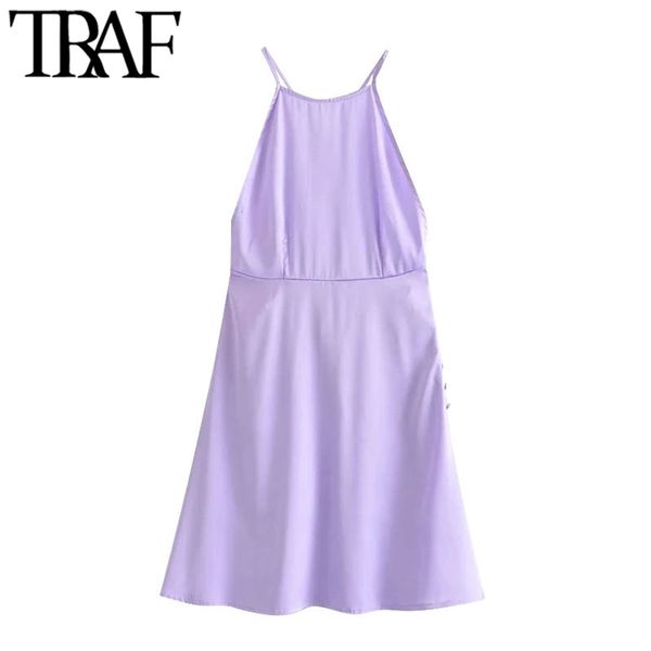 women chic fashion side buttons mini camisole dress vintage backless thin cross straps female dresses mujer 210507, Black;gray
women chic fashion side buttons mini camisole dress vintage backless thin cross straps female dresses mujer 210507, Black;gray