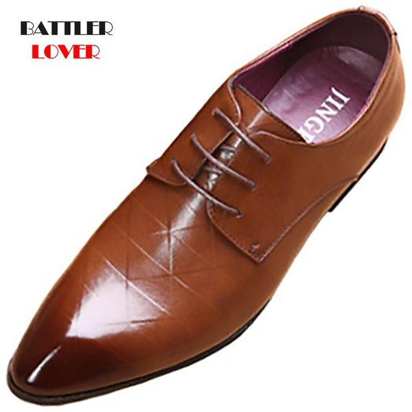 dress shoes 2021 men formal leather business casual for office luxury male breathable oxfords, Black
dress shoes 2021 men formal leather business casual for office luxury male breathable oxfords, Black