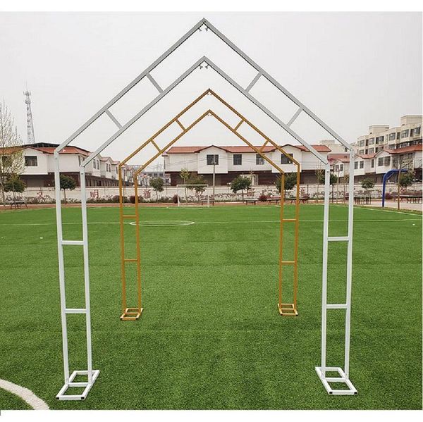 party decoration double pole house shape reinforcement arches wedding props wrought iron pentagonal flower stand stage arch
party decoration double pole house shape reinforcement arches wedding props wrought iron pentagonal flower stand stage arch
