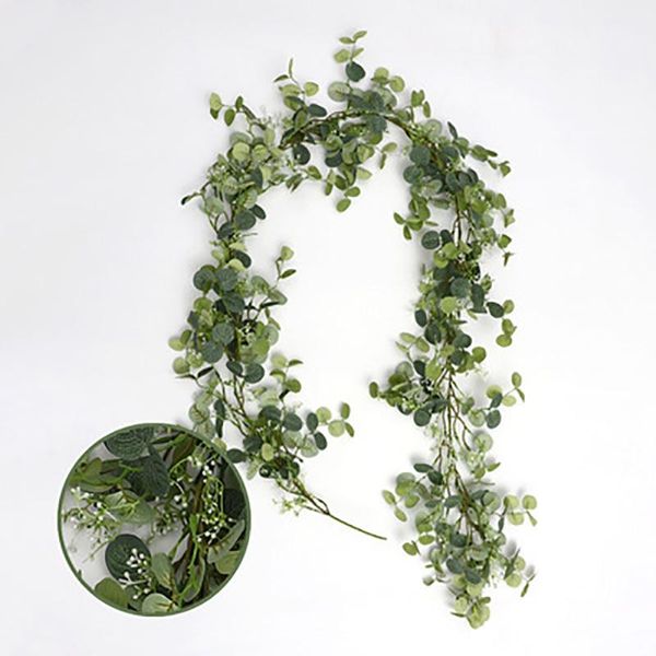 185cm artificial green plants hanging ivy leaves grape fake flowers vine home garden wall party wedding decoration decorative & wreaths
185cm artificial green plants hanging ivy leaves grape fake flowers vine home garden wall party wedding decoration decorative & wreaths