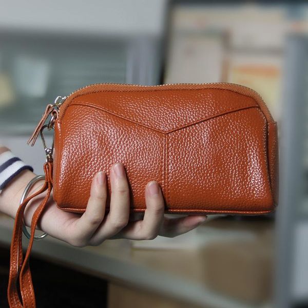 wallets women clutch bag genuine leather female elegant hand strap evening handbag mobile phone lady purse, Red;black
wallets women clutch bag genuine leather female elegant hand strap evening handbag mobile phone lady purse, Red;black