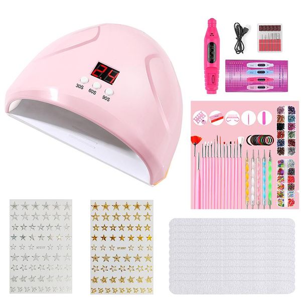 nail art kits set 36w uv led lamp dryer soak off manicure electric drill sticker for tools
nail art kits set 36w uv led lamp dryer soak off manicure electric drill sticker for tools