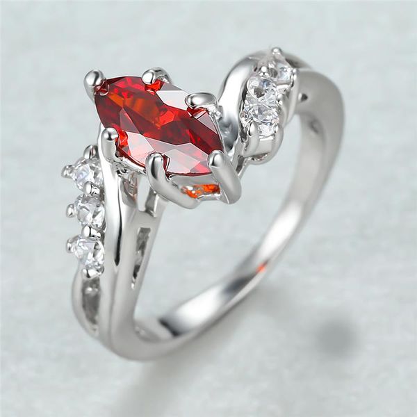 luxury female red crystal stone ring charm silver color engagement vintage bridal leaf zircon wedding rings for women, Slivery;golden
luxury female red crystal stone ring charm silver color engagement vintage bridal leaf zircon wedding rings for women, Slivery;golden