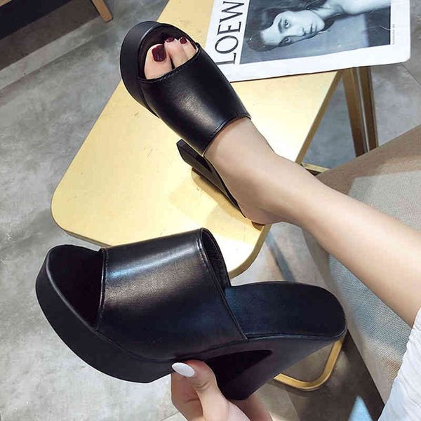 slippers women 2021 summer fish mouth thick heel sandals comfortable and light waterproof platform high-heel shoes vehb, Black
slippers women 2021 summer fish mouth thick heel sandals comfortable and light waterproof platform high-heel shoes vehb, Black