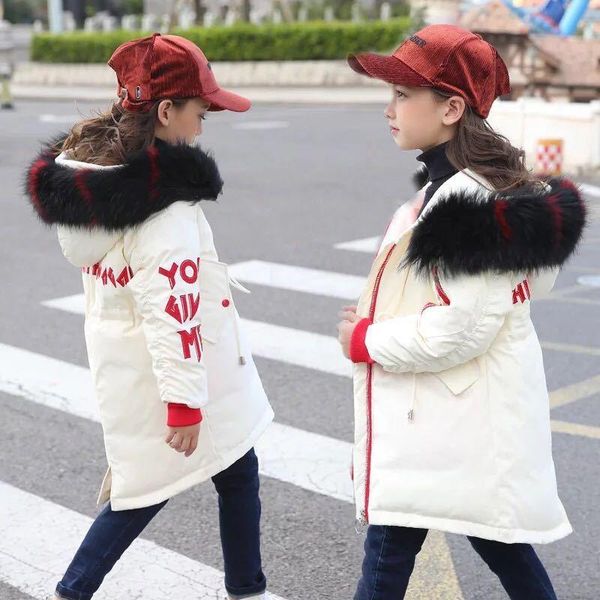 coat winter jacket for girls 80% down brand with big fur hooded long parks -30 degrees teenage girl outwear 8 10 12 14 years, Blue;gray
coat winter jacket for girls 80% down brand with big fur hooded long parks -30 degrees teenage girl outwear 8 10 12 14 years, Blue;gray