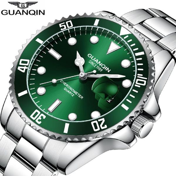 wristwatches guanqin arrival waterproof men quartz business date luminous watches for fashion montre homme, Slivery;brown
wristwatches guanqin arrival waterproof men quartz business date luminous watches for fashion montre homme, Slivery;brown