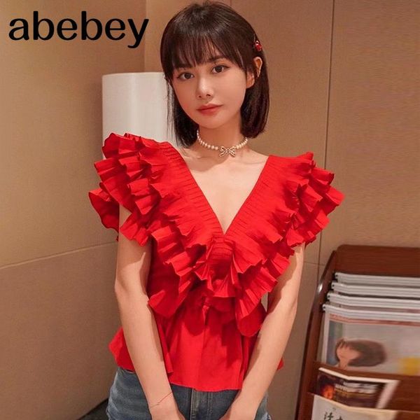 women's blouses & shirts vintage patchwork ruffle shirt for women v neck short sleeve elegant blouse female fashion clothing 2021 style, White
women's blouses & shirts vintage patchwork ruffle shirt for women v neck short sleeve elegant blouse female fashion clothing 2021 style, White