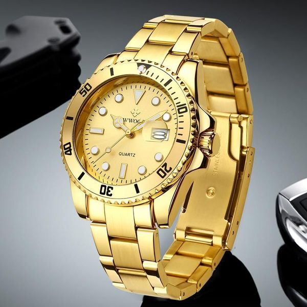 wristwatches wwoor wristwatch mens 2021 casual sport waterproof date watches men stylish golden stainless steel quartz watc, Slivery;brown
wristwatches wwoor wristwatch mens 2021 casual sport waterproof date watches men stylish golden stainless steel quartz watc, Slivery;brown