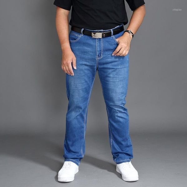 summer big size men's jeans 44 46 large simple and stylish korean pants loose trousers men blue straight
summer big size men's jeans 44 46 large simple and stylish korean pants loose trousers men blue straight
