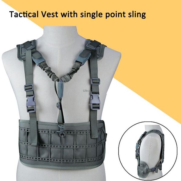 outdoor tactical military vest with detachable single point sling shooting gun strap hunting accessories cs vests jackets, Camo;black
outdoor tactical military vest with detachable single point sling shooting gun strap hunting accessories cs vests jackets, Camo;black