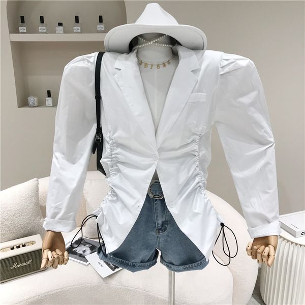 dress spring summer 2021 of female niche fashion cord plied lapel jacket design sense leisure suit temperament, Black;gray
dress spring summer 2021 of female niche fashion cord plied lapel jacket design sense leisure suit temperament, Black;gray