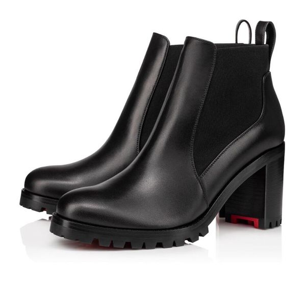 luxury fashion designer ankle boots lug sole marchacroche women's red bottom boot chunky heels fashion women martin boots eu35-43, Black
luxury fashion designer ankle boots lug sole marchacroche women's red bottom boot chunky heels fashion women martin boots eu35-43, Black