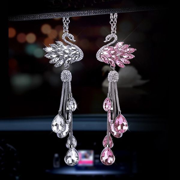 interior decorations car rear view mirror charm crystal swan hanging ornament rhinestone decor lucky pendant girls women
interior decorations car rear view mirror charm crystal swan hanging ornament rhinestone decor lucky pendant girls women