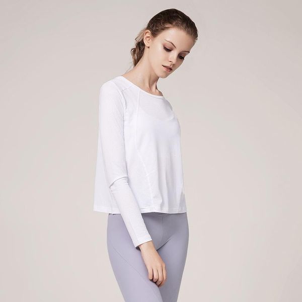 yoga outfit clothes fitness long-sleeved t-shirt solid color beautiful back quick-drying sports running
yoga outfit clothes fitness long-sleeved t-shirt solid color beautiful back quick-drying sports running