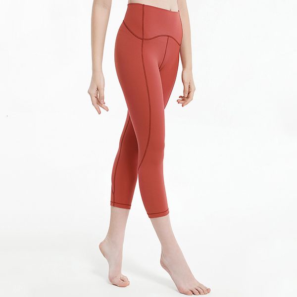 high waist hip lifting sports tights women's stretch naked yoga pants capri fitness suit women, Gray
high waist hip lifting sports tights women's stretch naked yoga pants capri fitness suit women, Gray
