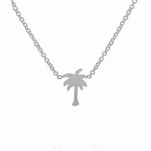 pendant necklaces boho choker gold palm tree necklace collier femme stainless steel chain for women island life bff jewelry, Silver
pendant necklaces boho choker gold palm tree necklace collier femme stainless steel chain for women island life bff jewelry, Silver