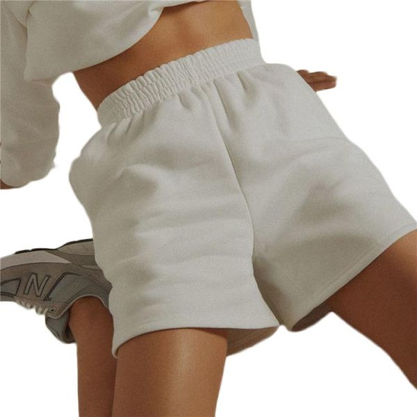 women's shorts women solid color adults casual style high waist trousers with slant pockets loose streetwear short mujer cintura alta, White;black
women's shorts women solid color adults casual style high waist trousers with slant pockets loose streetwear short mujer cintura alta, White;black