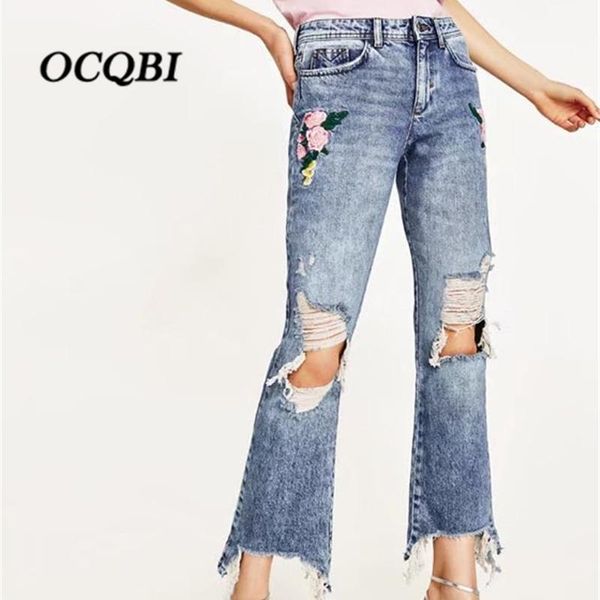 women's jeans 2021 summer for women streetwear distressed boyfriend casual vintage denim floral pants, Blue
women's jeans 2021 summer for women streetwear distressed boyfriend casual vintage denim floral pants, Blue