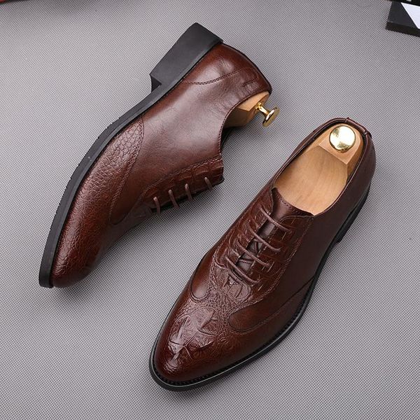 dress shoes luxury charming crocodile pattern party flat loafers for men footware formal wedding prom zapatillas hombre, Black
dress shoes luxury charming crocodile pattern party flat loafers for men footware formal wedding prom zapatillas hombre, Black