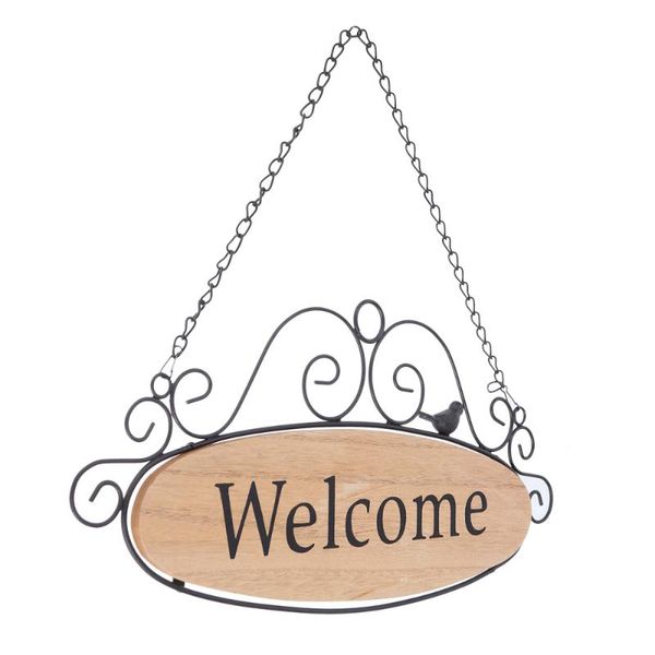 party decoration wooden welcome shingle hanging doorplate creative iron art wall sign decor
party decoration wooden welcome shingle hanging doorplate creative iron art wall sign decor