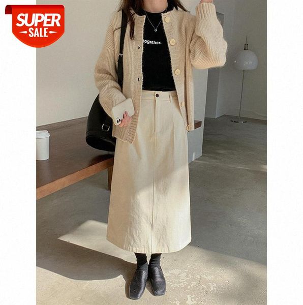 tg high waist solid color skirt female korean style retro buttoned pleated a-line long 13203 #pz7k, Black;gray
tg high waist solid color skirt female korean style retro buttoned pleated a-line long 13203 #pz7k, Black;gray