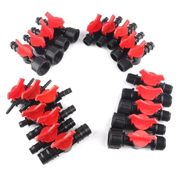 watering equipments 3pcs mini ball valve 1/2" 3/4" thread to 8/12 16 20 25mm garden hose valves micro irrigation pipe water switch
watering equipments 3pcs mini ball valve 1/2" 3/4" thread to 8/12 16 20 25mm garden hose valves micro irrigation pipe water switch