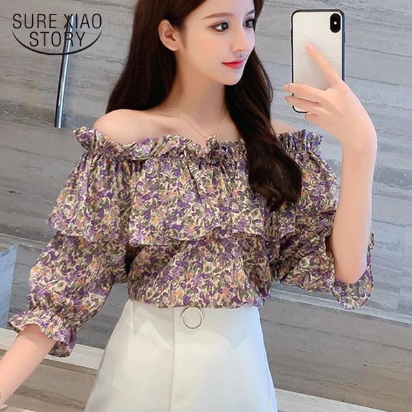 women's blouses & shirts korean style crop clothes floral summer blouse casual vintage print short sleeve 9377 50 tlb7, White
women's blouses & shirts korean style crop clothes floral summer blouse casual vintage print short sleeve 9377 50 tlb7, White