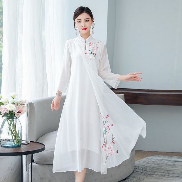 2021 spring summer new womens dresses chinese style vintage improved cheongsam elegant large size chinese dress qipao 12050, Red
2021 spring summer new womens dresses chinese style vintage improved cheongsam elegant large size chinese dress qipao 12050, Red
