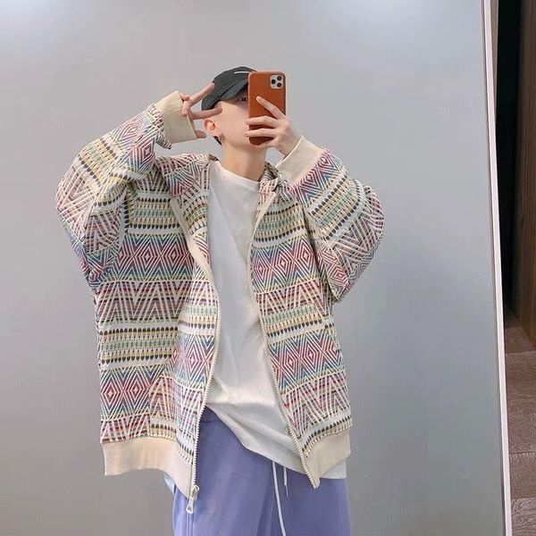 men's hoodies & sweatshirts 2021 autumn hooded sweatshirt high street color woven standing cut falling shoulder zipper jacket ins coupl, Black
men's hoodies & sweatshirts 2021 autumn hooded sweatshirt high street color woven standing cut falling shoulder zipper jacket ins coupl, Black