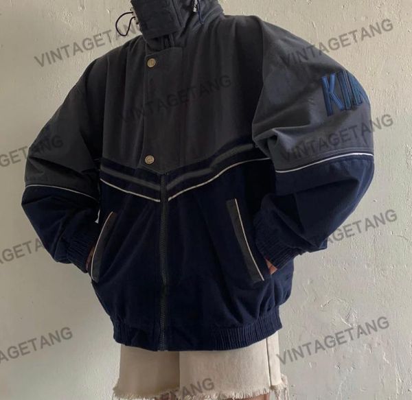women's jackets b-toto 2021 style american retro navy blue trendy sports jacket female ins stand-up collar stitching, Black;brown
women's jackets b-toto 2021 style american retro navy blue trendy sports jacket female ins stand-up collar stitching, Black;brown