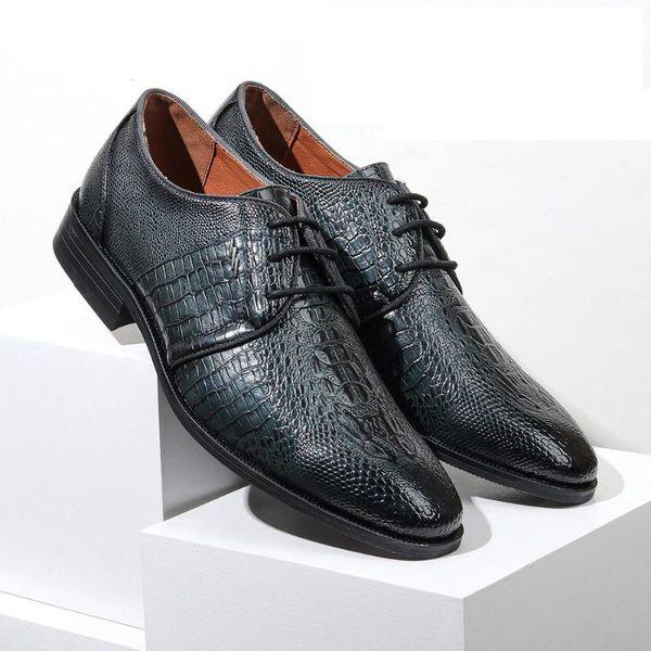 dress shoes 2021 mens lace up retro spring autumn stylish crocodile pattern gentleman's comfortable business formal, Black
dress shoes 2021 mens lace up retro spring autumn stylish crocodile pattern gentleman's comfortable business formal, Black