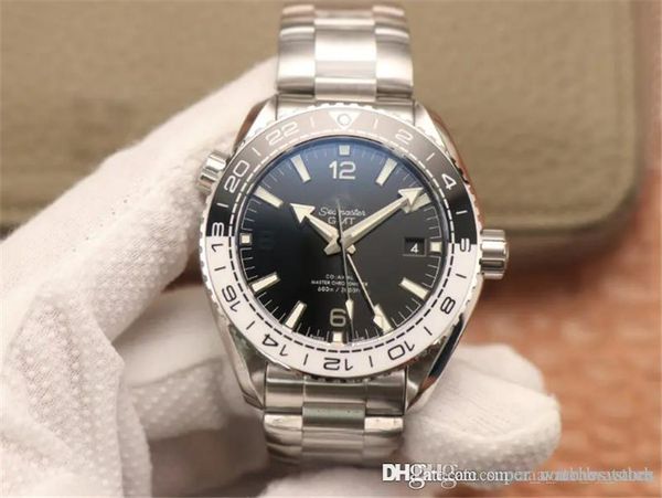 vs hippocampus 600gmt watch montre de luxe 43.5mm black and white ceramic ring refined steel case automatic watches, Slivery;brown
vs hippocampus 600gmt watch montre de luxe 43.5mm black and white ceramic ring refined steel case automatic watches, Slivery;brown