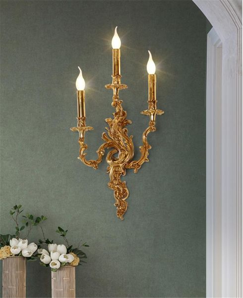 wall lamps european style copper candlestick luxury living room restaurant bedroom bedside lamp corridor retro villa lights
wall lamps european style copper candlestick luxury living room restaurant bedroom bedside lamp corridor retro villa lights