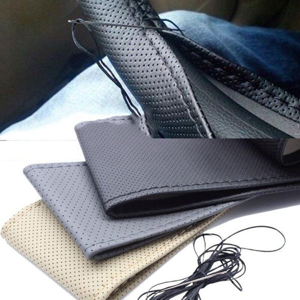 car steering wheel braid cover needles and thread artificial leather covers suite 7 color diy texture soft auto accessories
car steering wheel braid cover needles and thread artificial leather covers suite 7 color diy texture soft auto accessories
